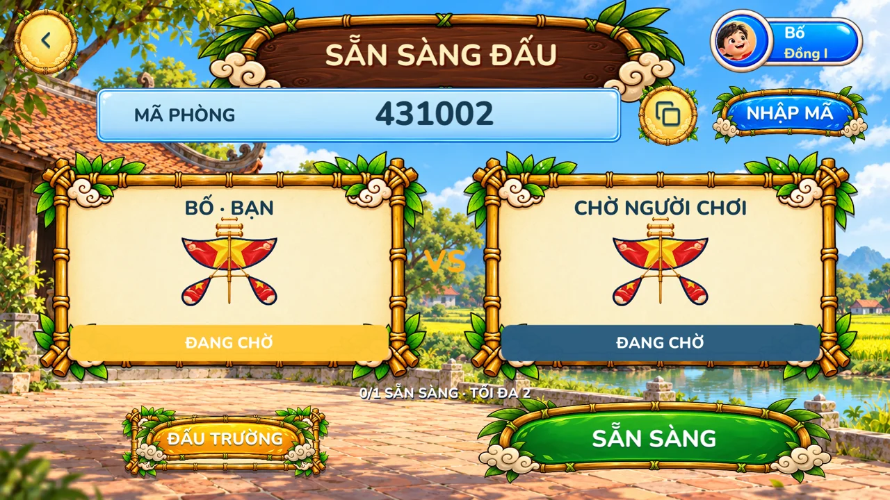 Salon multijoueur de Bầu Trời Diều Sáo